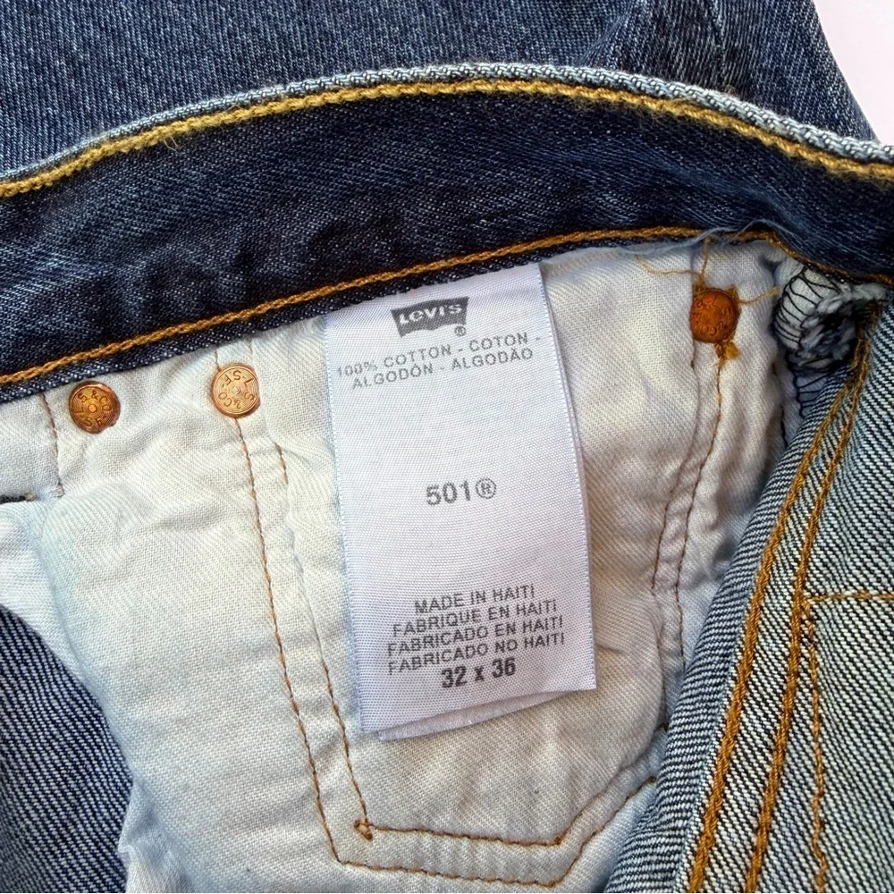 Men’s 2010 Levi’s 501 Button Fly Jeans Size 32x36 New With Tags​​